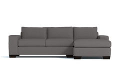 Melrose 2pc Sectional Sofa :: Leg Finish: Espresso / Configuration: RAF - Chaise on the Right