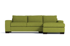 Melrose 2pc Sectional Sofa :: Leg Finish: Espresso / Configuration: RAF - Chaise on the Right