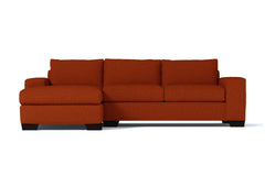 Melrose 2pc Sectional Sofa :: Leg Finish: Espresso / Configuration: LAF - Chaise on the Left