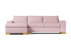 Melrose 2pc Sectional Sofa :: Leg Finish: Natural / Configuration: LAF - Chaise on the Left