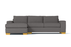 Melrose 2pc Sectional Sofa :: Leg Finish: Natural / Configuration: LAF - Chaise on the Left