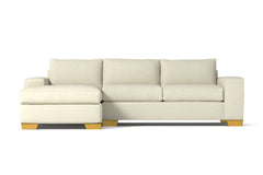 Melrose 2pc Sectional Sofa :: Leg Finish: Natural / Configuration: LAF - Chaise on the Left