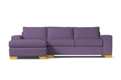 Melrose 2pc Sectional Sofa :: Leg Finish: Natural / Configuration: LAF - Chaise on the Left