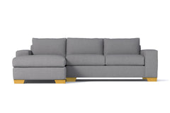 Melrose 2pc Sectional Sofa :: Leg Finish: Natural / Configuration: LAF - Chaise on the Left