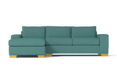 Melrose 2pc Sectional Sofa :: Leg Finish: Natural / Configuration: LAF - Chaise on the Left