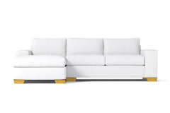 Melrose 2pc Sectional Sofa :: Leg Finish: Natural / Configuration: LAF - Chaise on the Left