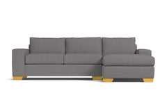 Melrose 2pc Sectional Sofa :: Leg Finish: Natural / Configuration: RAF - Chaise on the Right