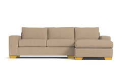 Melrose 2pc Sectional Sofa :: Leg Finish: Natural / Configuration: RAF - Chaise on the Right