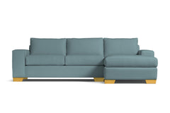 Melrose 2pc Sectional Sofa :: Leg Finish: Natural / Configuration: RAF - Chaise on the Right