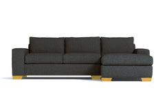 Melrose 2pc Sectional Sofa :: Leg Finish: Natural / Configuration: RAF - Chaise on the Right