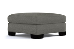 Melrose Ottoman :: Leg Finish: Espresso / Size: 35x35