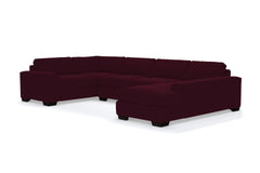 Melrose 3pc Sectional Sofa :: Leg Finish: Espresso / Configuration: RAF - Chaise on the Right