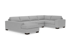 Melrose 3pc Sectional Sofa :: Leg Finish: Espresso / Configuration: LAF - Chaise on the Left