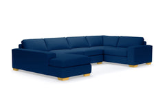 Melrose 3pc Sectional Sofa :: Leg Finish: Natural / Configuration: LAF - Chaise on the Left