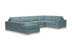 Melrose 3pc Sectional Sofa :: Leg Finish: Natural / Configuration: LAF - Chaise on the Left