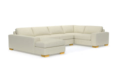 Melrose 3pc Sectional Sofa :: Leg Finish: Natural / Configuration: LAF - Chaise on the Left