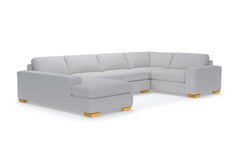 Melrose 3pc Sectional Sofa :: Leg Finish: Natural / Configuration: LAF - Chaise on the Left