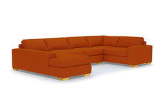 Melrose 3pc Sectional Sofa :: Leg Finish: Natural / Configuration: LAF - Chaise on the Left