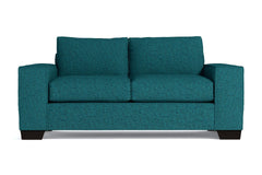 Melrose Twin Size Sleeper Sofa Bed :: Leg Finish: Espresso / Sleeper Option: Memory Foam Mattress