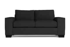 Melrose Twin Size Sleeper Sofa Bed :: Leg Finish: Espresso / Sleeper Option: Memory Foam Mattress