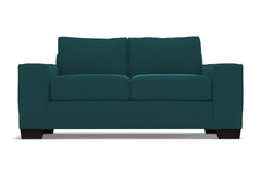 Melrose Twin Size Sleeper Sofa Bed :: Leg Finish: Espresso / Sleeper Option: Memory Foam Mattress