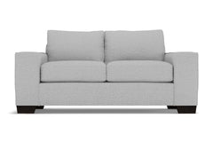 Melrose Twin Size Sleeper Sofa Bed :: Leg Finish: Espresso / Sleeper Option: Memory Foam Mattress