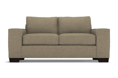 Melrose Twin Size Sleeper Sofa Bed :: Leg Finish: Espresso / Sleeper Option: Memory Foam Mattress