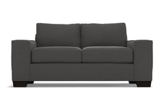 Melrose Twin Size Sleeper Sofa Bed :: Leg Finish: Espresso / Sleeper Option: Memory Foam Mattress