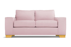 Melrose Twin Size Sleeper Sofa Bed :: Leg Finish: Natural / Sleeper Option: Memory Foam Mattress