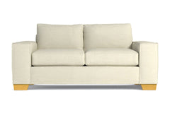 Melrose Apartment Size Sofa :: Leg Finish: Natural / Size: Apartment Size - 80&quot;w