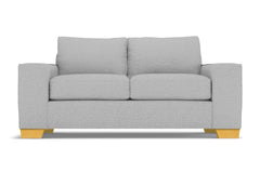 Melrose Twin Size Sleeper Sofa Bed :: Leg Finish: Natural / Sleeper Option: Memory Foam Mattress
