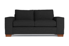 Melrose Apartment Size Sofa :: Leg Finish: Pecan / Size: Apartment Size - 80&quot;w