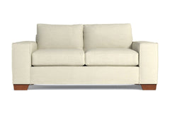 Melrose Apartment Size Sofa :: Leg Finish: Pecan / Size: Apartment Size - 80&quot;w