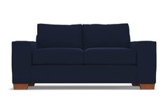 Melrose Twin Size Sleeper Sofa Bed :: Leg Finish: Pecan / Sleeper Option: Memory Foam Mattress