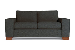 Melrose Apartment Size Sofa :: Leg Finish: Pecan / Size: Apartment Size - 80&quot;w