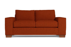 Melrose Apartment Size Sofa :: Leg Finish: Pecan / Size: Apartment Size - 80&quot;w