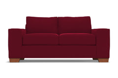 Melrose Twin Size Sleeper Sofa Bed :: Leg Finish: Pecan / Sleeper Option: Deluxe Innerspring Mattress