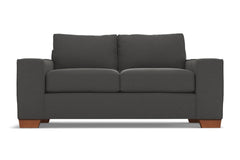 Melrose Apartment Size Sleeper Sofa Bed :: Leg Finish: Pecan / Sleeper Option: Deluxe Innerspring Mattress