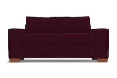 Melrose Twin Size Sleeper Sofa Bed :: Leg Finish: Pecan / Sleeper Option: Memory Foam Mattress