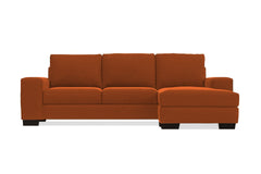 Melrose Reversible Chaise Sofa :: Leg Finish: Espresso