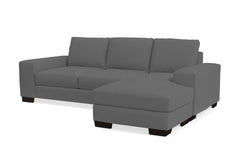 Melrose Reversible Chaise Sofa :: Leg Finish: Espresso