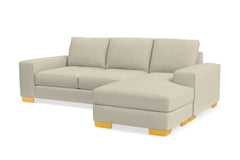 Melrose Reversible Chaise Sofa :: Leg Finish: Natural