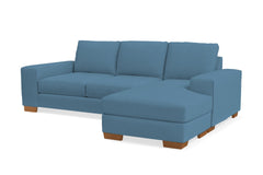 Melrose Reversible Chaise Sofa :: Leg Finish: Pecan