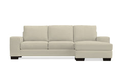 Melrose Reversible Chaise Sleeper Sofa Bed :: Leg Finish: Espresso / Sleeper Option: Deluxe Innerspring Mattress