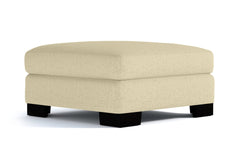 Melrose Ottoman :: Leg Finish: Espresso / Size: 35x35