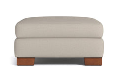 Melrose Ottoman :: Leg Finish: Pecan / Size: 35x35