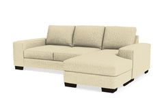 Melrose Reversible Chaise Sleeper Sofa Bed :: Leg Finish: Espresso / Sleeper Option: Memory Foam Mattress