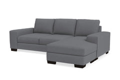 Melrose Reversible Chaise Sleeper Sofa Bed :: Leg Finish: Espresso / Sleeper Option: Deluxe Innerspring Mattress