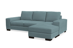 Melrose Reversible Chaise Sleeper Sofa Bed :: Leg Finish: Espresso / Sleeper Option: Memory Foam Mattress