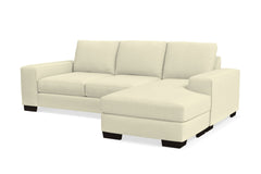 Melrose Reversible Chaise Sleeper Sofa Bed :: Leg Finish: Espresso / Sleeper Option: Memory Foam Mattress